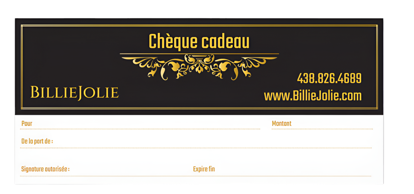 Carte-Cadeau BillieJolie